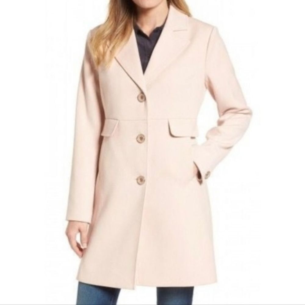 Kenneth Cole New York Coat Blush Light Pink Size L